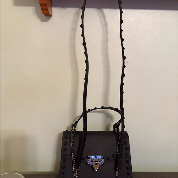 Most Wanted USA Studded Black Handbag - Picture 4 of 8